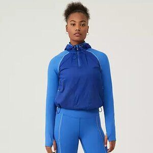 NWT Outdoor Voices FrostKnit Hooded Blue Running Jacket